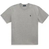 Ralph Lauren para mulher. 211967104003 Camiseta de malha jersey de algodão cinza (S), Casual, Manga curta