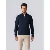 TeeShoppen Pullover ' Pullover Half ' navy