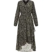 Dreimaster Vestido cinzento / verde / oliveira / preto