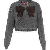 MyMo ROCKS Pullover castanho / preto / branco