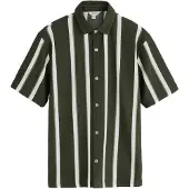 Next Camisa verde claro / verde escuro / branco