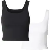 Urban Classics Top preto / branco