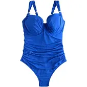Next Fato de banho modelador azul