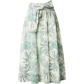 s.Oliver Black Label Saia creme / verde / verde escuro