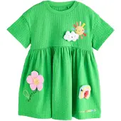 Next Vestido amarelo / verde / vermelho / branco