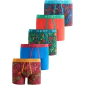 Next Boxers azure / azul escuro / abe / borgonha