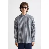Scotch & Soda Camisa De Manga Comprida Striped Relaxed Fit