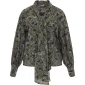 Dreimaster Blusa cinzento basalto / cáqui / preto