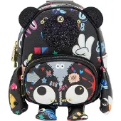 MyMo Pop Mochila 'Pop Eyetheme' azul claro / vermelho / preto / branco