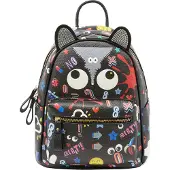 MyMo Pop Mochila 'Pop Eyetheme' limão / vermelho fogo / preto / branco
