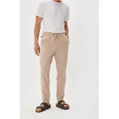 Matinique Calças 'Linen' taupe