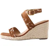 Next Sandálias com tiras 'Forever Comfort' conhaque / branco