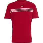 Adidas T-shirt de Riscas no Peito