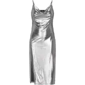 Faina Vestido de cocktail prata