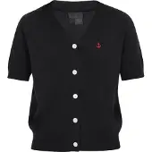Dreimaster Klassik Casaco de malha preto