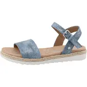 Tom Tailor Sandália azul ganga / prata