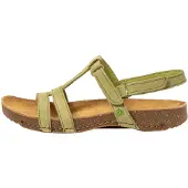 Art para mulher. 1094661G1003_0G3 Sandálias de couro 0946 I Breathe verde (40), Plano, Velcro, Casual