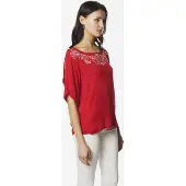KOROSHI Blusa vermelho / branco