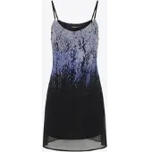 KOROSHI Vestido azul claro / lavanda / preto