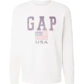 Gap Sweatshirt navy / vermelho / branco