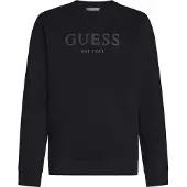 GUESS Sweatshirt cinzento claro / preto