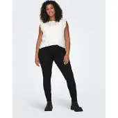 ONLY Carmakoma Calças de ganga 'Storm' preto denim