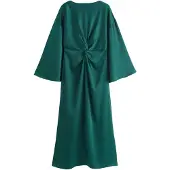 Next Vestido de festa verde escuro