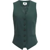 We fashion Colete verde escuro