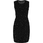 Faina Vestido preto / transparente