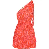 IZIA Vestido laranja / rosa