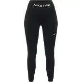 Nike Calças de desporto 'Pro' preto / branco