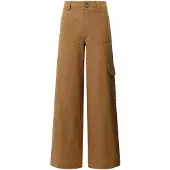 Pepe Jeans para mulher. PL2100108 Calças Kira castanho (XS), Marrom, Casual, Algodão