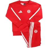 Adidas Fato de treino 'FC Bayern München DNA' vermelho / branco