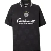 Carhartt WIP Camisa 'Terrace Football' preto / branco