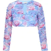 IZIA Top azul / mistura de cores