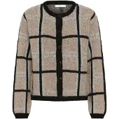 Inwear Casaco de malha bege / preto
