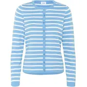 Saint tropez Casaco de malha azul claro / branco
