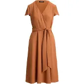 Ralph Lauren Vestido vermelho-alaranjado