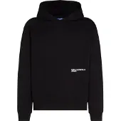 Karl lagerfeld JEANS Sweatshirt 'Karlism' preto / branco