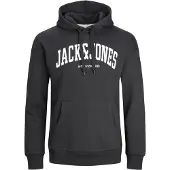Jack & Jones Sweatshirt 'JJEJosh' preto / branco