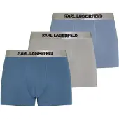Karl Lagerfeld Boxers azul fumado / cinzento / preto