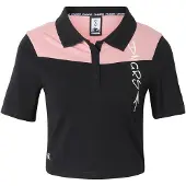 Dangerous DNGRS Camisa 'Zippy' cor-de-rosa / preto / branco
