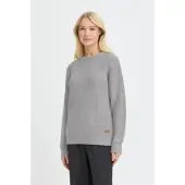 Oxmo Pullover 'Oxedna Oneck' cinzento