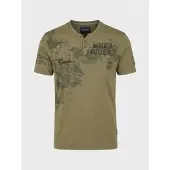 KOROSHI Camisa antracite / cáqui