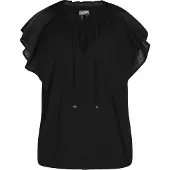 Dreimaster Blusa 'Vintage' preto