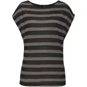 LASCANA Pullover taupe / preto / prata