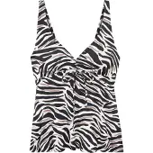LASCANA Top de tankini creme / preto