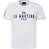 La Martina Camisa marinho / branco