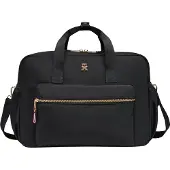 Tommy Hilfiger Mala 'TH Monogram Plaque Changing' preto