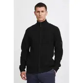 INDICODE JEANS Casaco de malha 'Revil' preto